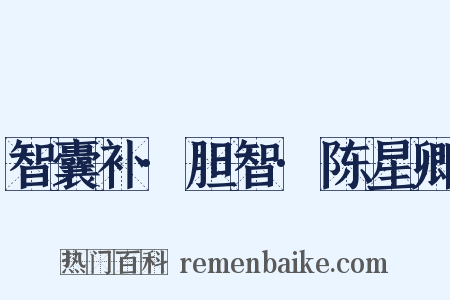 智囊补·胆智·陈星卿是什么意思的图片